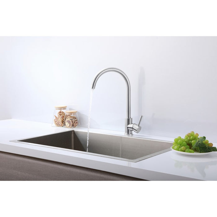 Elegant Lighting Finn Kitchen Faucet, Brushed Nickel