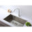 Elegant Lighting Finn Kitchen Faucet, Brushed Nickel