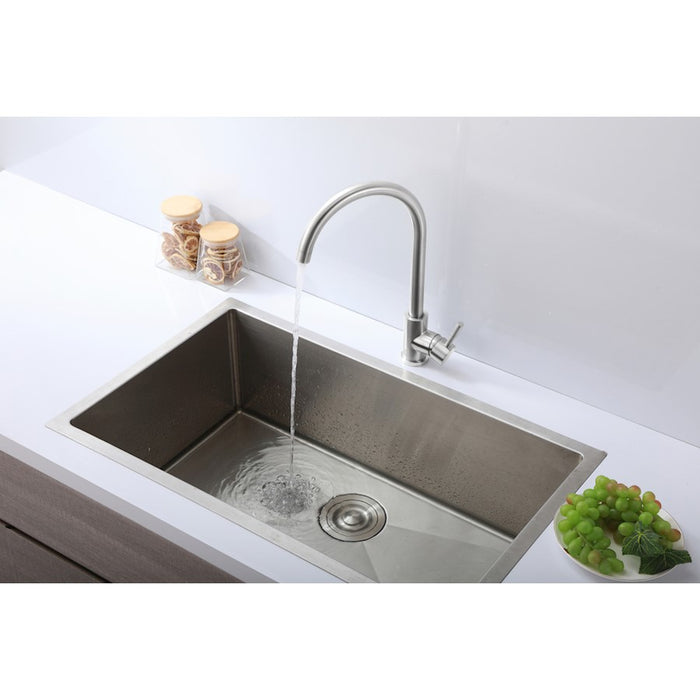 Elegant Lighting Finn Kitchen Faucet, Brushed Nickel