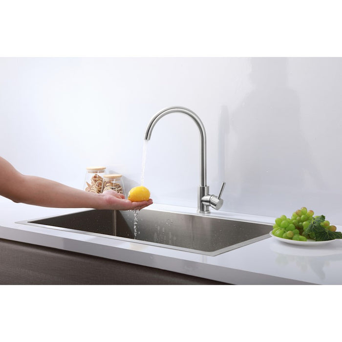 Elegant Lighting Finn Kitchen Faucet, Brushed Nickel