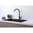 Elegant Lighting Finn Kitchen Faucet, Matte Black