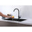 Elegant Lighting Finn Kitchen Faucet, Matte Black