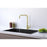 Elegant Lighting Levi Kitchen Faucet, Brushed Gold