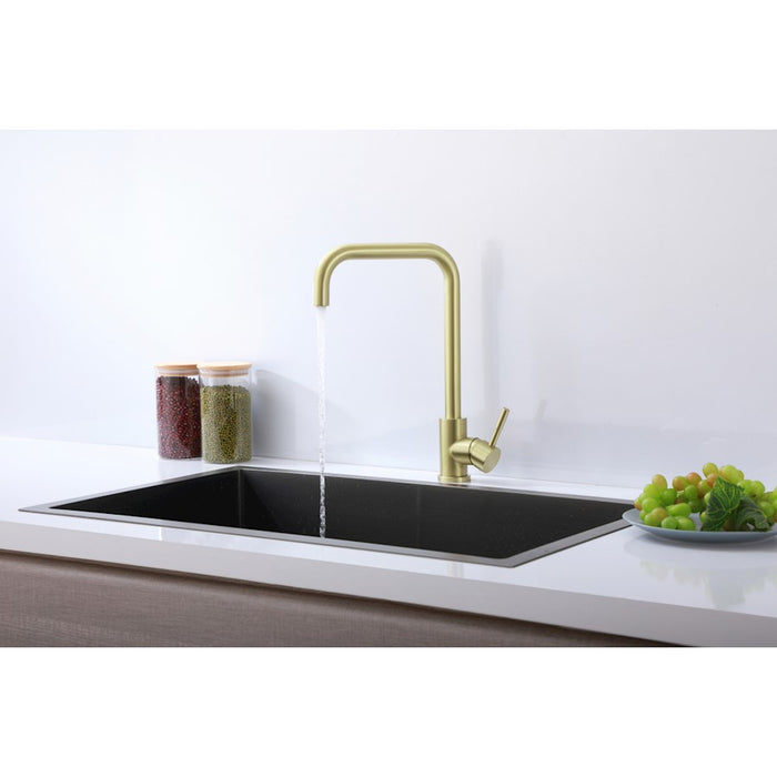 Elegant Lighting Levi Kitchen Faucet, Brushed Gold