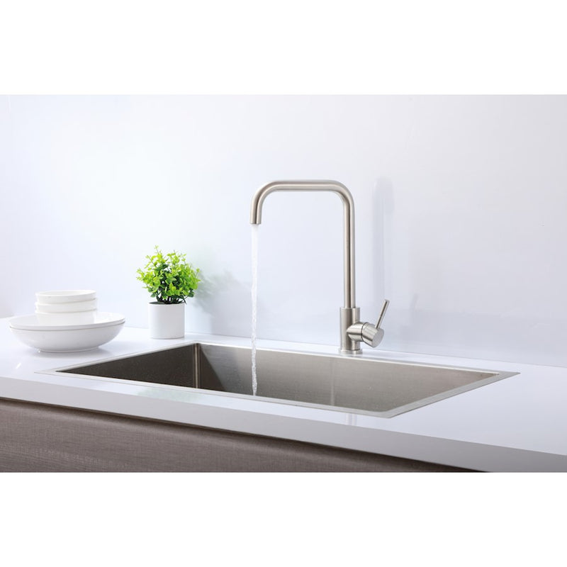 Elegant Lighting Levi Kitchen Faucet, Brushed Nickel