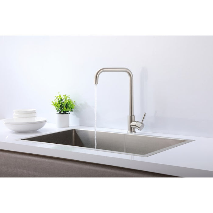 Elegant Lighting Levi Kitchen Faucet, Brushed Nickel