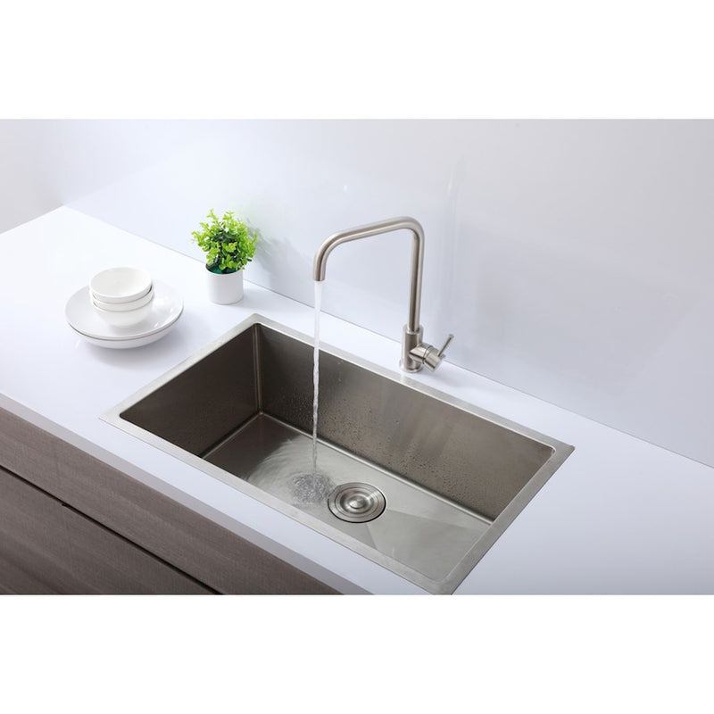 Elegant Lighting Levi Kitchen Faucet, Brushed Nickel