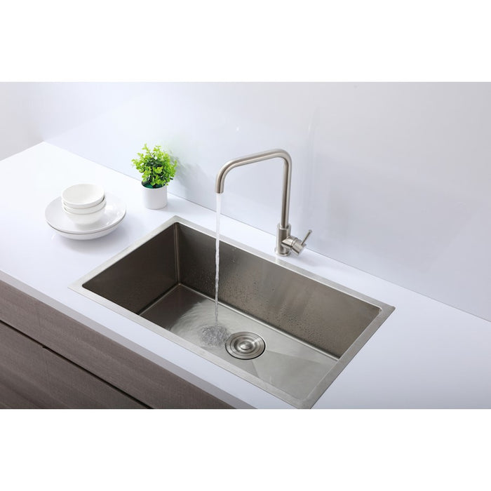 Elegant Lighting Levi Kitchen Faucet, Brushed Nickel