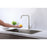 Elegant Lighting Levi Kitchen Faucet, Brushed Nickel