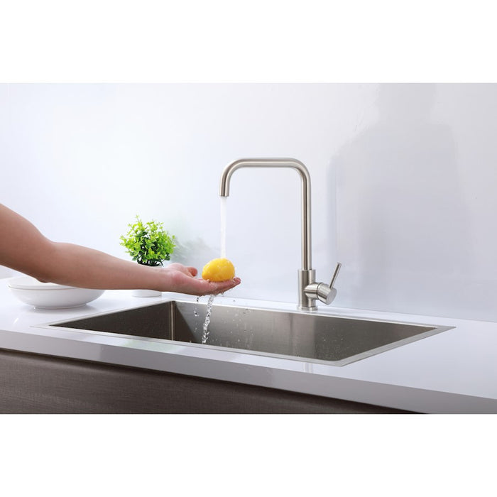 Elegant Lighting Levi Kitchen Faucet, Brushed Nickel