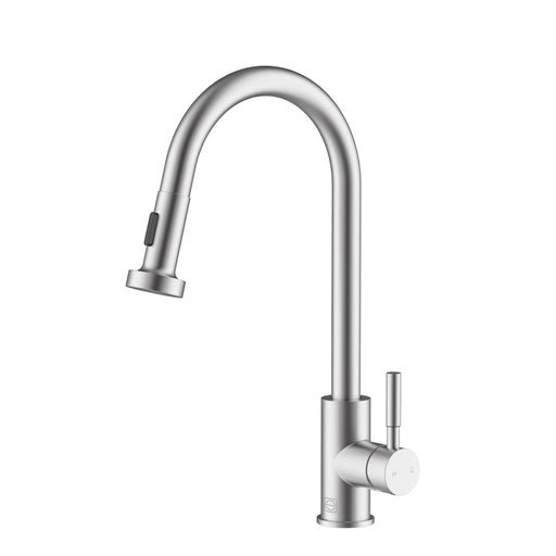 Elegant Lighting Sem Kitchen Faucet, Brushed Nickel