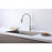 Elegant Lighting Sem Kitchen Faucet, Brushed Nickel