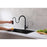 Elegant Lighting Sem Kitchen Faucet, Matte Black