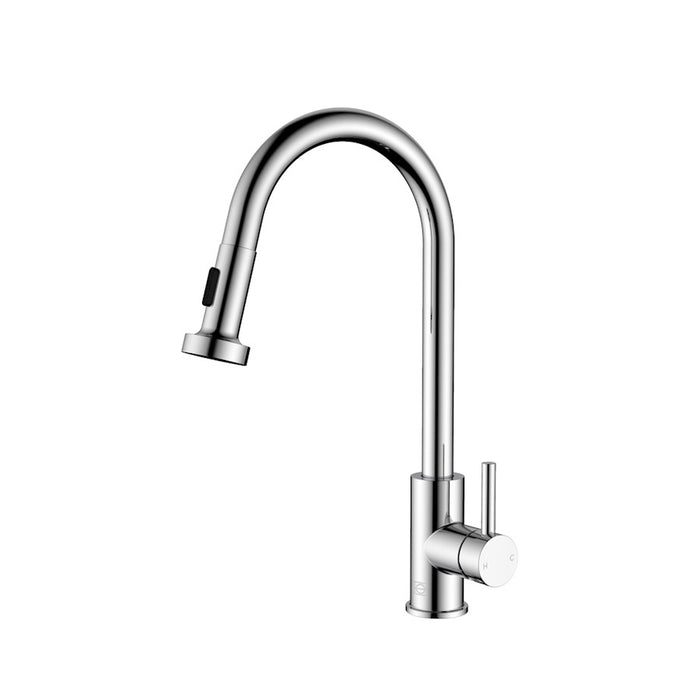 Elegant Lighting Sem Kitchen Faucet, Chrome