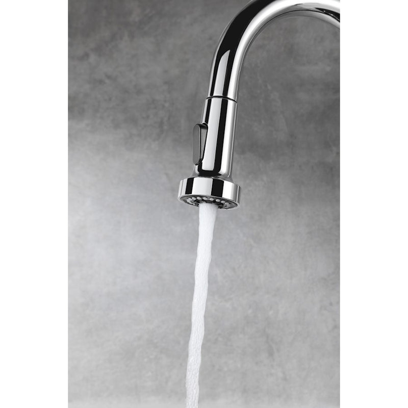 Elegant Lighting Sem Kitchen Faucet, Chrome