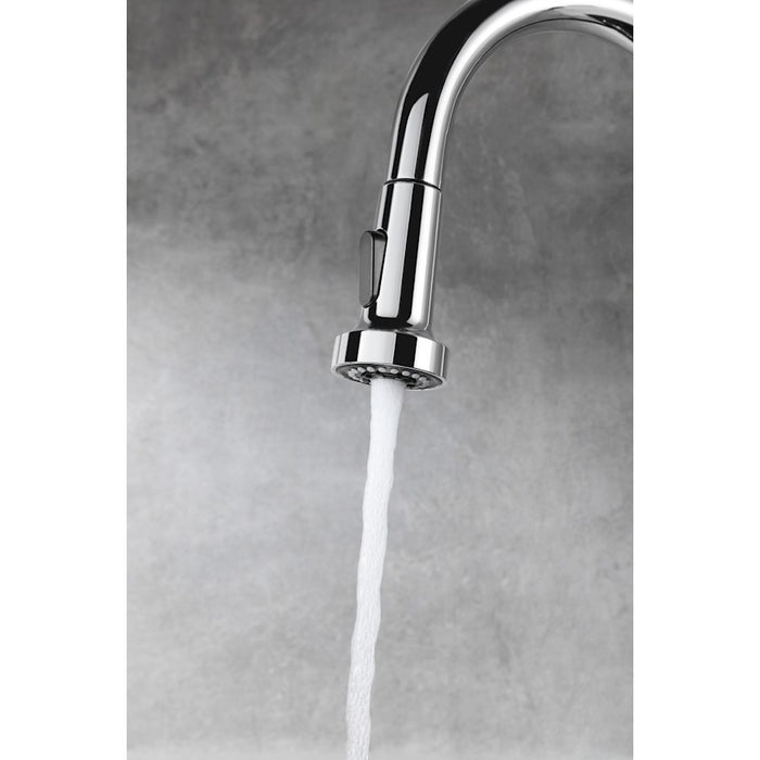 Elegant Lighting Sem Kitchen Faucet, Chrome