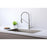 Elegant Lighting Yara Kitchen Faucet, Brushed Nickel