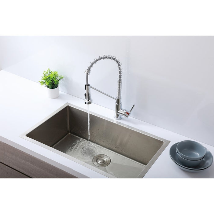 Elegant Lighting Yara Kitchen Faucet, Chrome