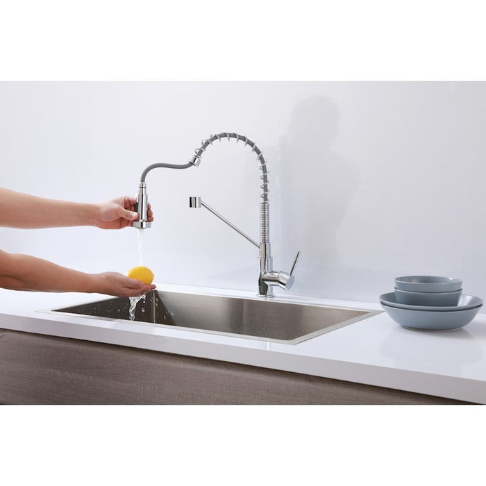 Elegant Lighting Yara Kitchen Faucet, Chrome