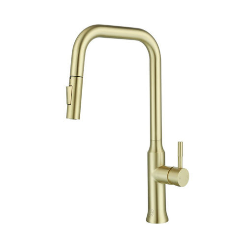 Elegant Lighting Noor Kitchen Faucet, Brushed Gold