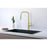 Elegant Lighting Noor Kitchen Faucet, Brushed Gold