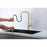 Elegant Lighting Noor Kitchen Faucet, Brushed Gold