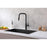 Elegant Lighting Noor Kitchen Faucet, Matte Black
