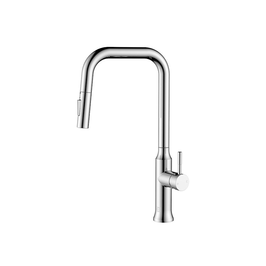 Elegant Lighting Noor Kitchen Faucet, Chrome