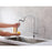 Elegant Lighting Noor Kitchen Faucet, Chrome
