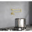 Elegant Lighting Gabriel Kitchen Faucet, Brushed Gold