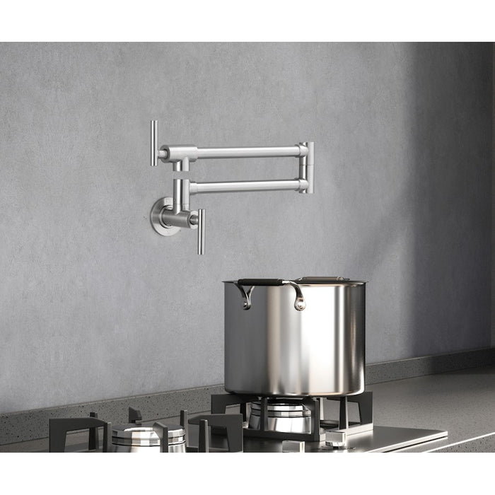 Elegant Lighting Gabriel Kitchen Faucet, Brushed Nickel
