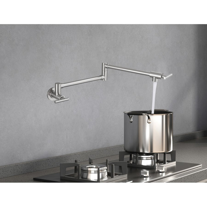 Elegant Lighting Gabriel Kitchen Faucet, Brushed Nickel