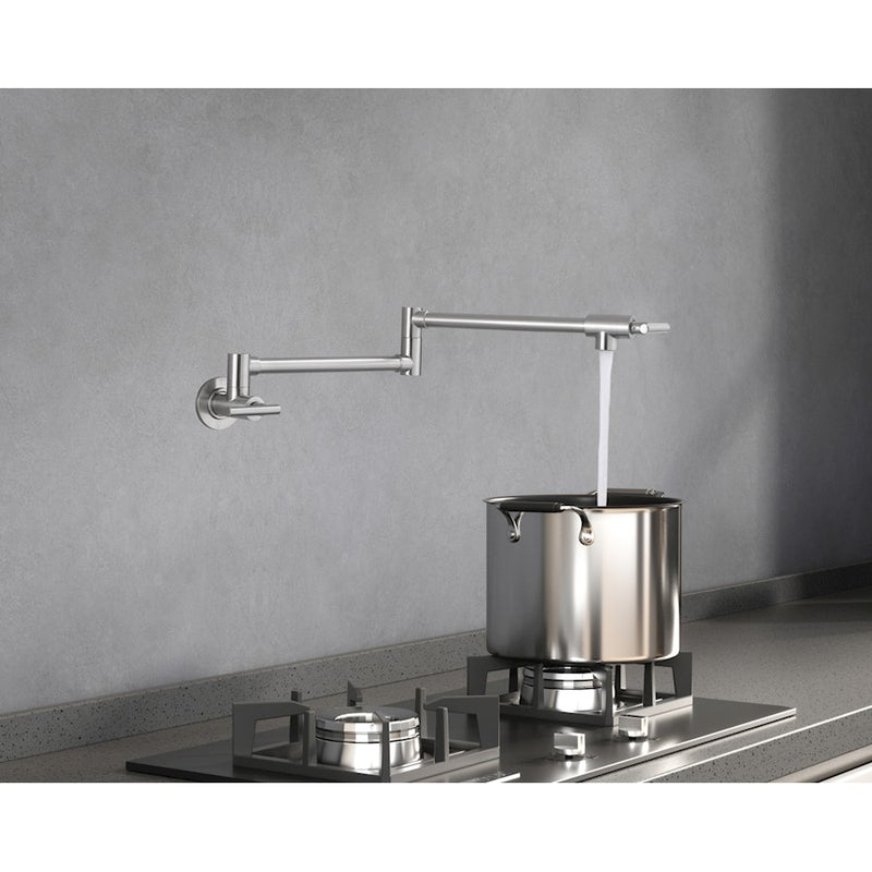 Elegant Lighting Gabriel Kitchen Faucet, Brushed Nickel