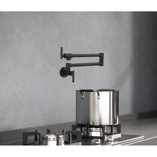 Elegant Lighting Gabriel Kitchen Faucet, Matte Black