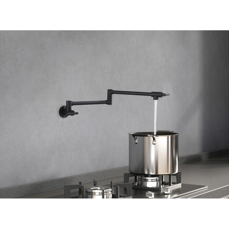 Elegant Lighting Gabriel Kitchen Faucet, Matte Black