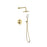 Elegant Lighting 9001 George Shower Faucet, Brushed Gold