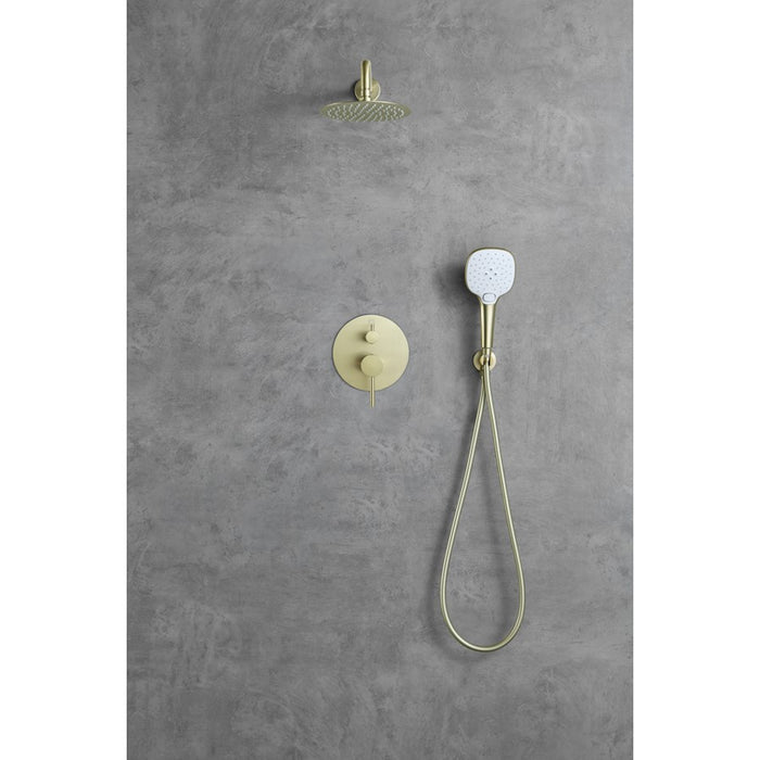 Elegant Lighting 9001 George Shower Faucet, Brushed Gold