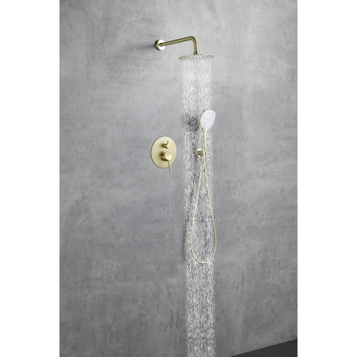 Elegant Lighting 9001 George Shower Faucet, Brushed Gold