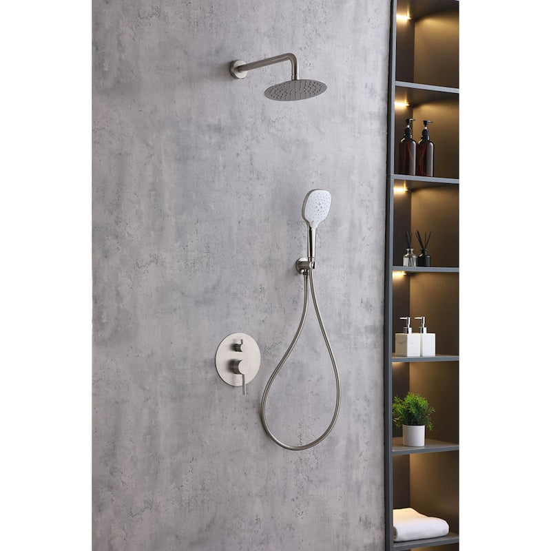 Elegant Lighting 9001 George Shower Faucet, Brushed Nickel