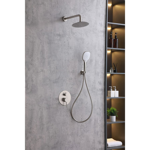 Elegant Lighting 9001 George Shower Faucet, Brushed Nickel