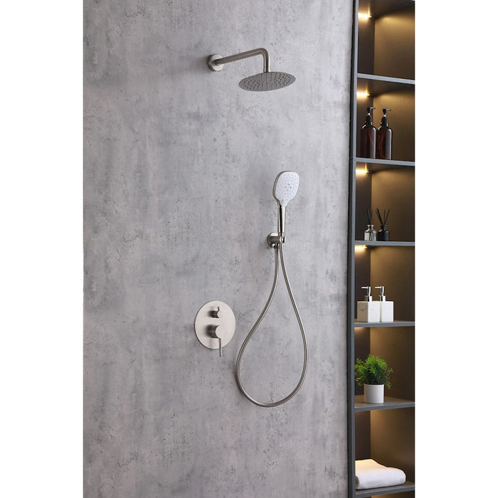 Elegant Lighting 9001 George Shower Faucet, Brushed Nickel