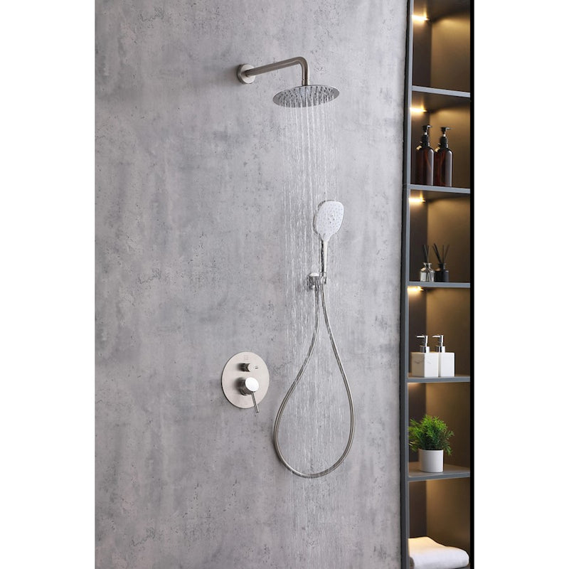 Elegant Lighting 9001 George Shower Faucet, Brushed Nickel