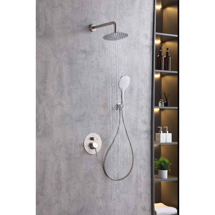Elegant Lighting 9001 George Shower Faucet, Brushed Nickel