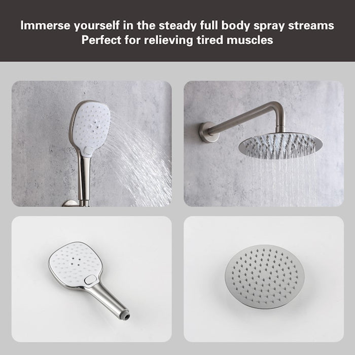 Elegant Lighting 9001 George Shower Faucet, Brushed Nickel