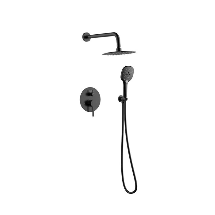 Elegant Lighting 9001 George Shower Faucet, Matte Black