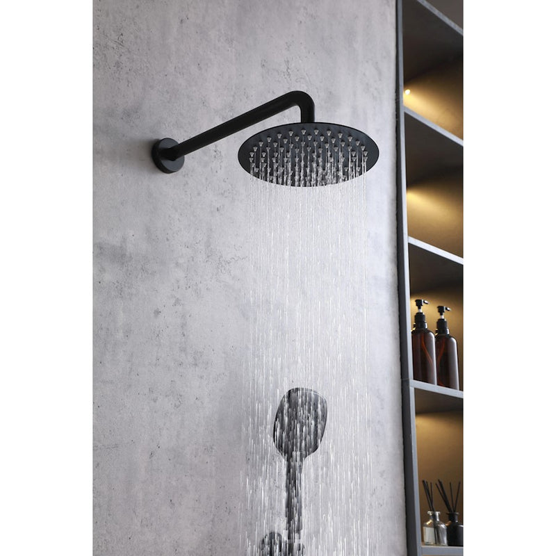 Elegant Lighting 9001 George Shower Faucet, Matte Black
