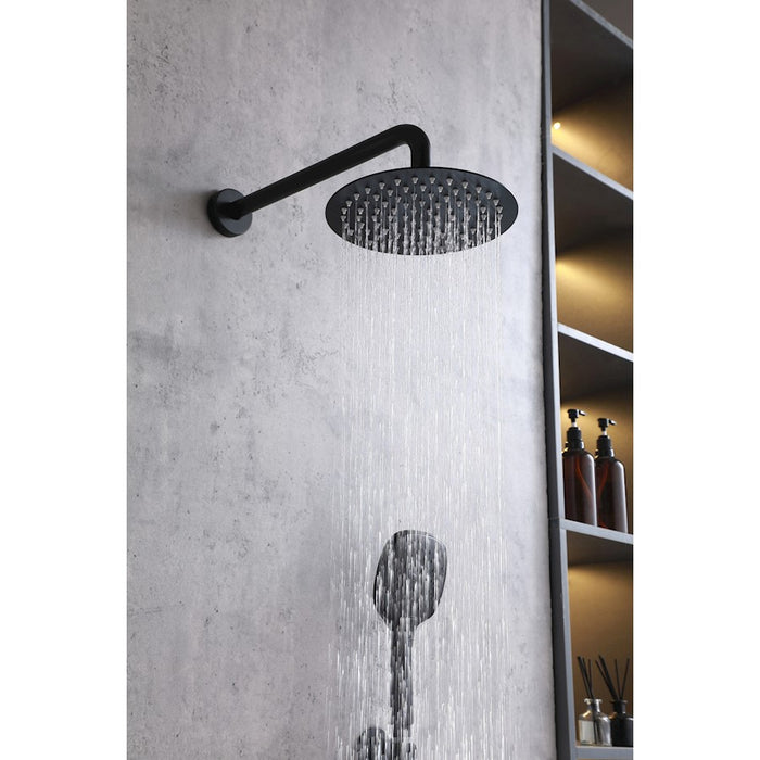 Elegant Lighting 9001 George Shower Faucet, Matte Black
