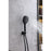 Elegant Lighting 9001 George Shower Faucet, Matte Black