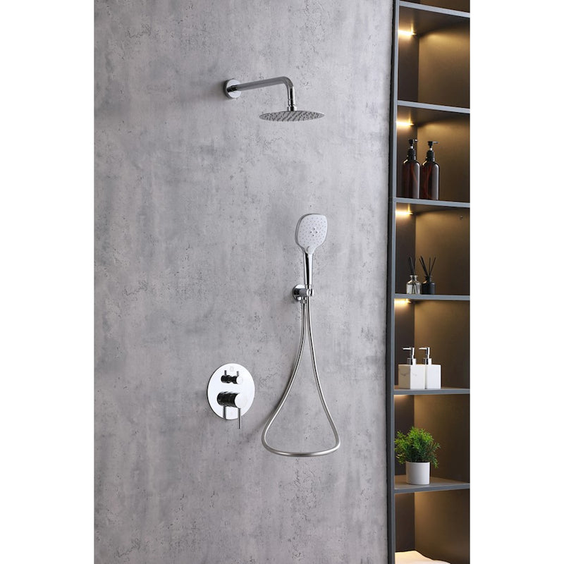 Elegant Lighting 9001 George Shower Faucet, Chrome