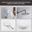 Elegant Lighting 9001 George Shower Faucet, Chrome